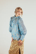 Skyla Satin Lace Top