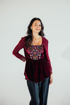 Sasha Peplum Top