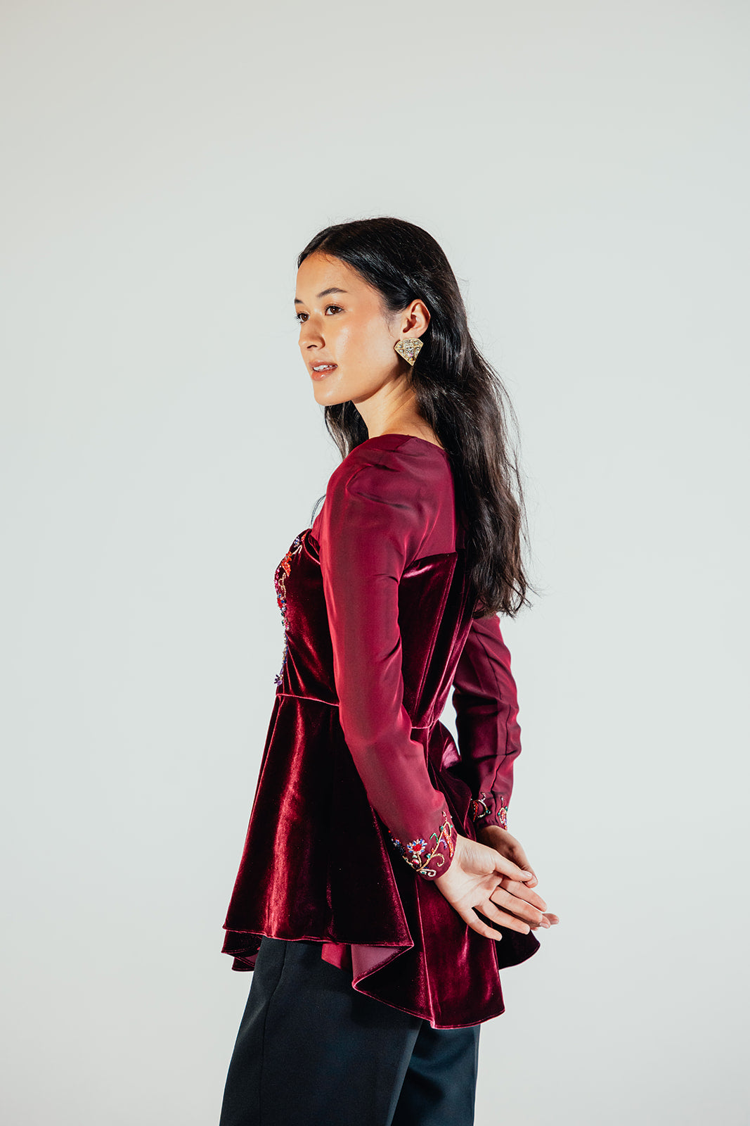 Sasha Peplum Top