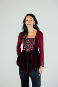 Sasha Peplum Top