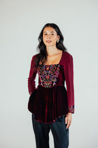 Sasha Peplum Top