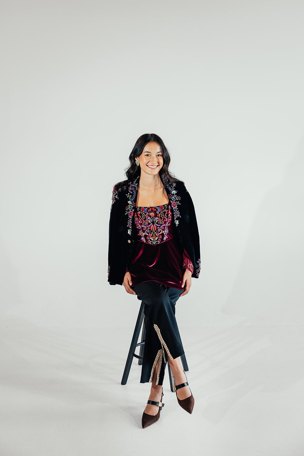 Elsa Velvet Tailored Jacket