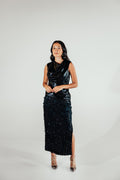 Selene Floral Skirt | Black