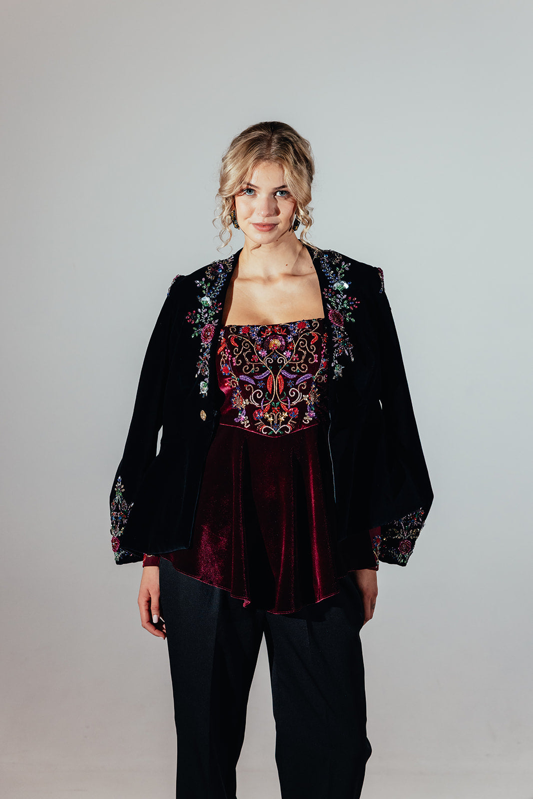 Elsa Velvet Tailored Jacket