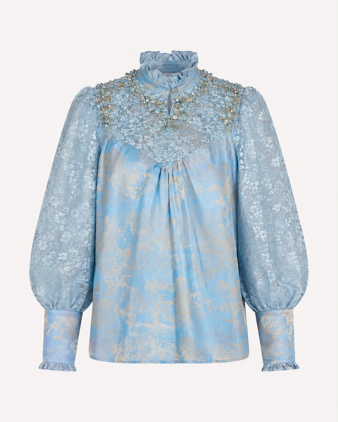 Skyla Satin Lace Top