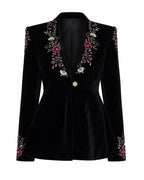 Elsa Velvet Tailored Jacket