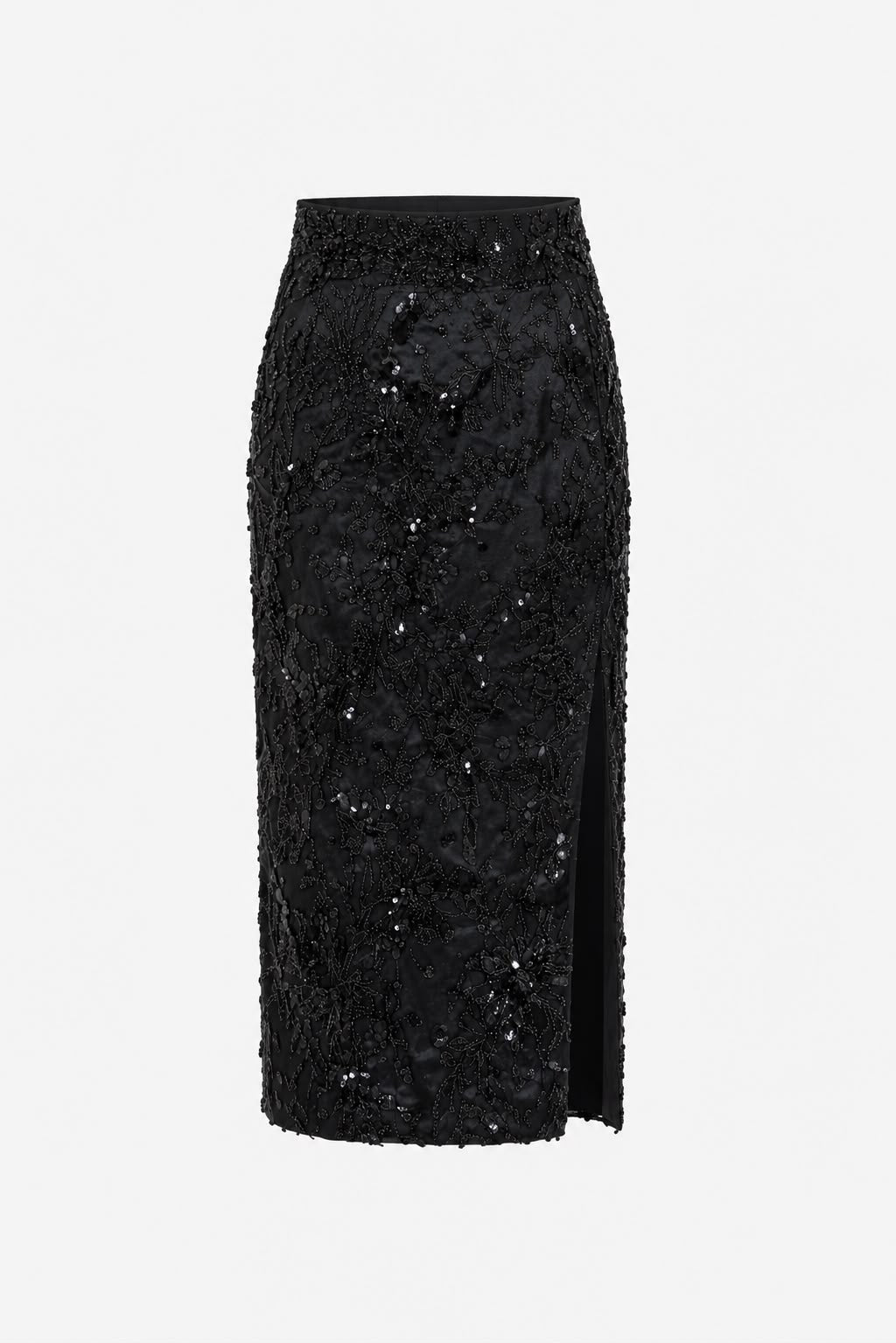 Selene Floral Skirt | Black