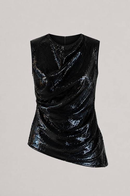 Elena Cowl Top | Black
