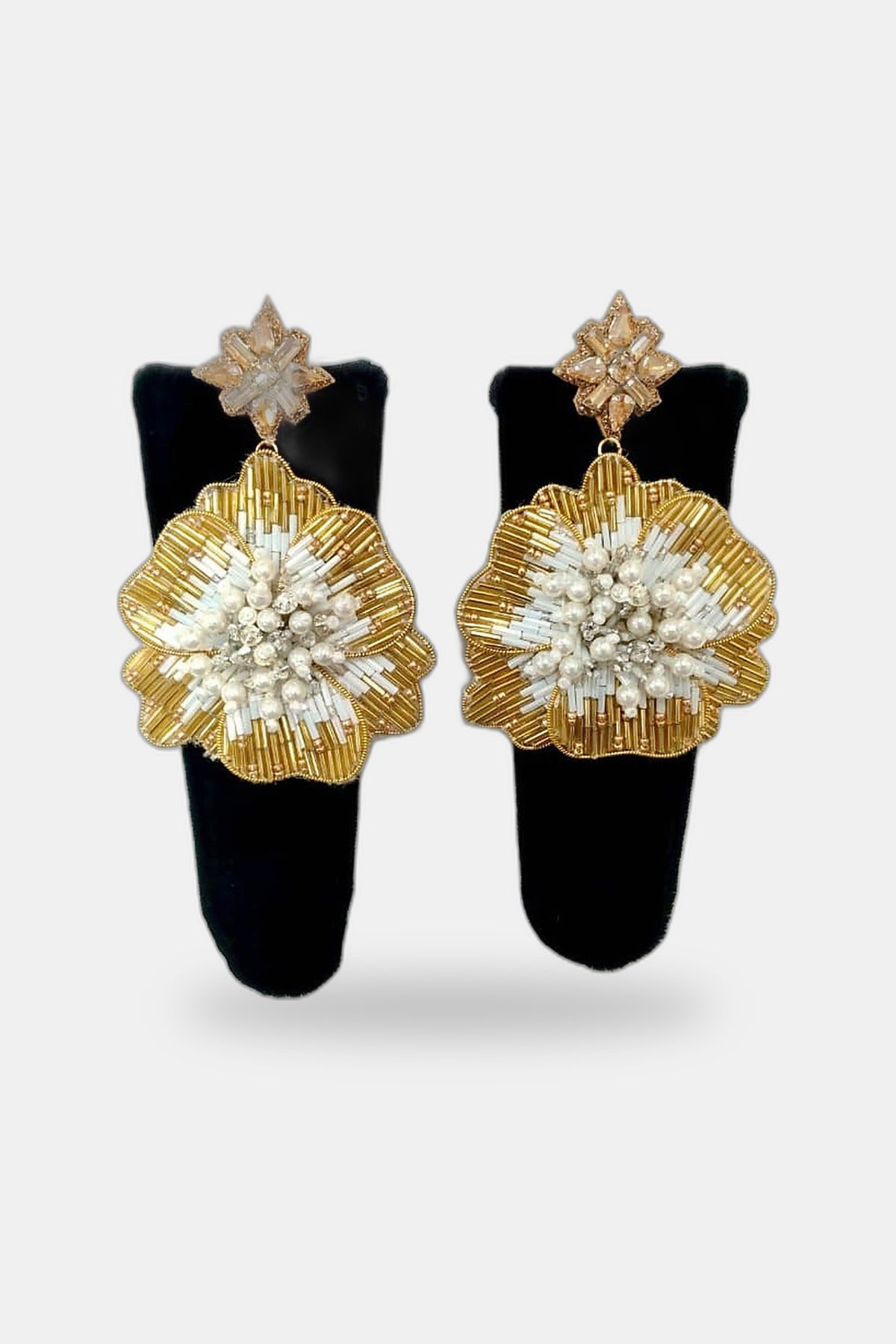 Pearl Blossom Earrings