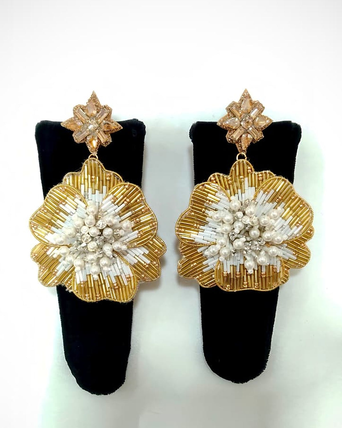Pearl Blossom Earrings